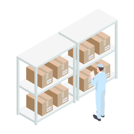 保管効率の向上x保管スペースの削減