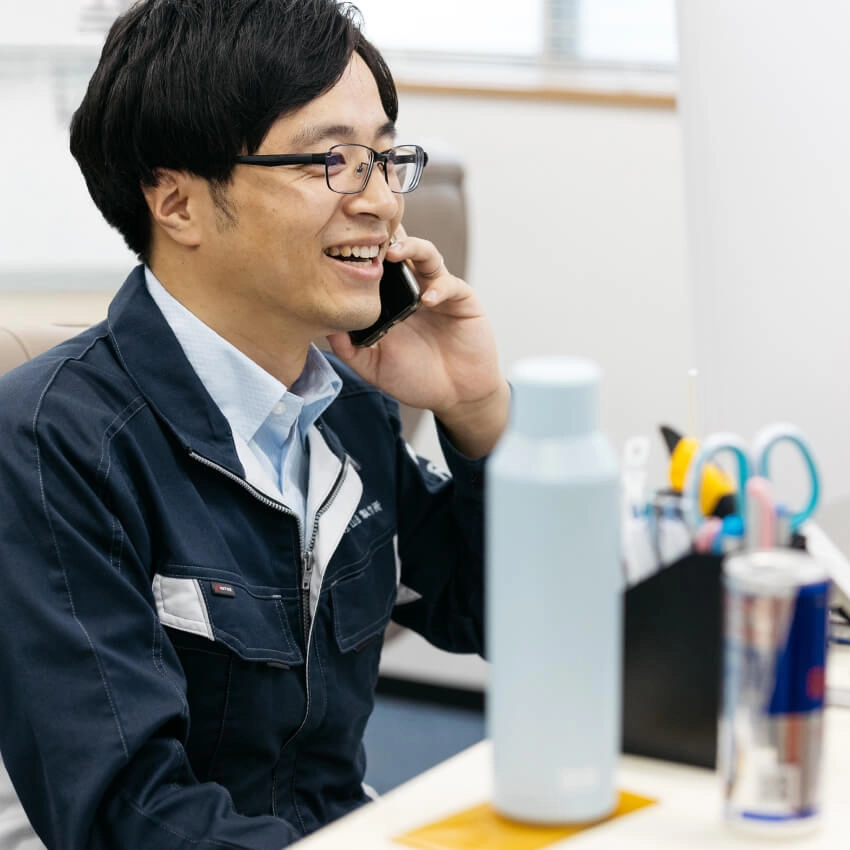 “頼られる”瞬間に、この仕事のやりがいを感じます。